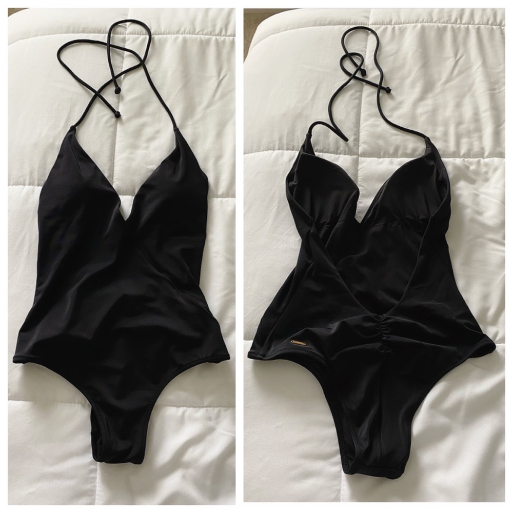 NWOT Victorias Secret Black One Piece Swimsuit
